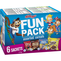 Photo of Kellogg's Kellogg Fun Pack Assorted Cereals 170g