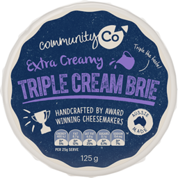 Photo of Community Co Extra Creamy Triple Cream Brie 125g