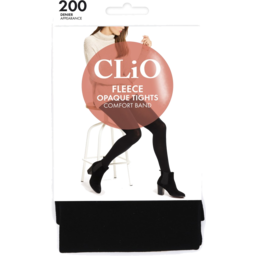 Photo of Clio Fleece Opaque Tights Comfort Band Small/Medium Each