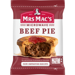 Photo of Mrs Macs Microwave Beef Pie 175g