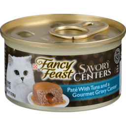 Photo of Fancy Feast Cat Food Savory Centers Pate With Tuna And A Gourmet Gravy Center 85g