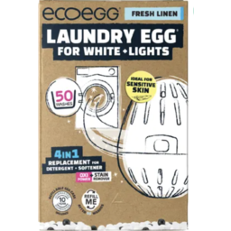 Photo of ecoegg Laundry Egg for Whites + Lights - Fresh Linen
