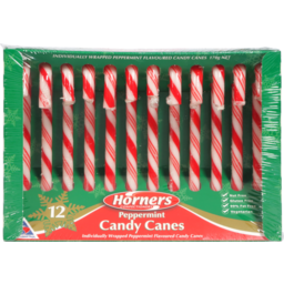Photo of Horners Peppermint Candy Canes 12 Pack