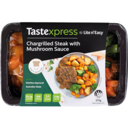 Photo of Taste Express By Lite N Easy Chef Selection Chargrilled Steak & Mushroom Sauce