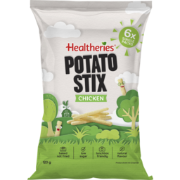 Photo of Healtheries Potato Stix Chicken Multipack Chips Lunchbox Friendly Kids Snacks