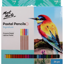 Photo of Mm Signature Pastel Pencils 24 Colours