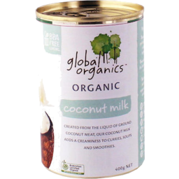 Photo of Global Organics - Coconut Milk - 400ml