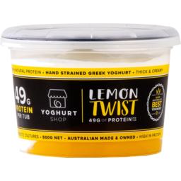 Photo of Yoghurt Shop Lemon Twist Greek Yoghurt 500g