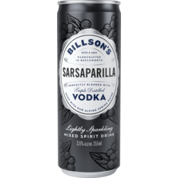 Photo of Billsons Vodka Sarsparilla 355ml