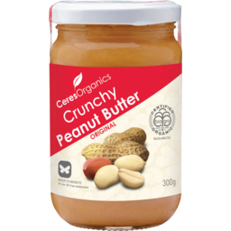 Photo of Ceres Organics Original Crunchy Peanut Butter 300g