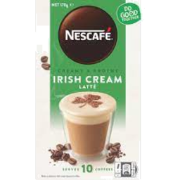 Photo of Nescafe Cafe Menu Coffee Mixes Irish Cream 10pk 17g