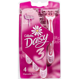 Photo of Gillette Daisy 3 Women's Disposable Razors 4 Pack