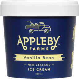 Photo of Appleby Farms Ice Cream Vanilla 850ml