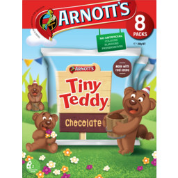 Photo of Arnotts Chocolate Tiny Teddy Multipack 8 Pack 200g