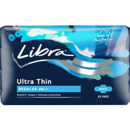 Photo of Libra Ultra Thin Pads Regular Wings 20