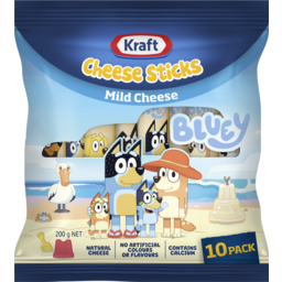 Photo of Kraft Bluey Cheese Sticks 10 Pack 