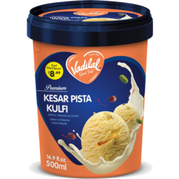 Photo of Vadilal Ice Cream - Kesar Pista Kulfi 500ml