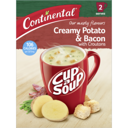 Photo of Continental Cup A Soup Croutons Creamy Potato & Bacon 2pk