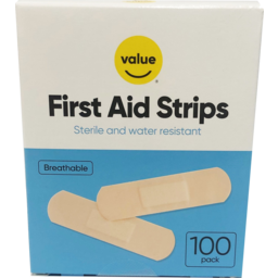 Photo of Value First Aid Strips 100 Pack