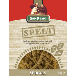 Photo of San Remo Spirals Spelt Pasta 250g