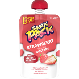Photo of Foster Clark's® Snak Pack™ Strawberry Flavoured Custard