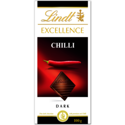 Photo of Lindt Excellence Dark Chilli Chocolate Block