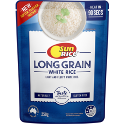 Photo of Sunrice White Long Grain Rice 250g