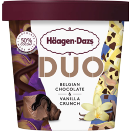 Photo of Haagen-Dazs Duo Belgian Chocolate & Vanilla Crunch