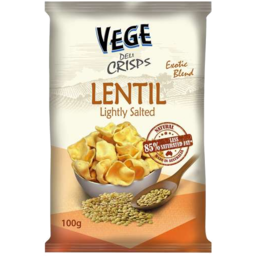 Photo of Vege Deli Crisps Lentil Lightly Salted 100g