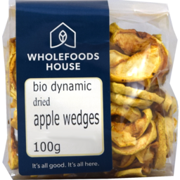 Photo of Wholefoods House Dried Apple Wedge Organic 100g