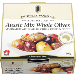 Photo of Penfield Food Co Aussie Mix Whole Olives Marinated With Garlic Chilli Herbs & Spices
