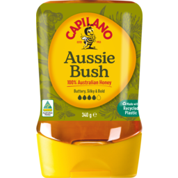 Photo of Capilano 100% Australian Buttery Silky & Bold Aussie Bush Honey Squeeze 340g