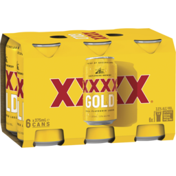 Photo of XXXX Gold Can 375ml 6 Pack