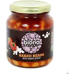 Photo of Biona Baked Beans Glass Jar 340g
