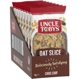 Photo of Uncle Tobys Nutritional Snacks Oat Slice Chocolate Chip 70g 