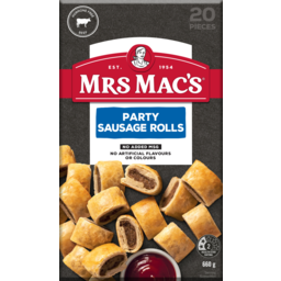 Photo of Mrs Macs Sausage Rolls Mini 20 Pack 660g