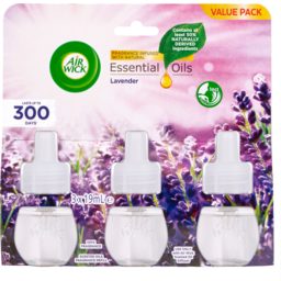 Photo of Air Wick Essential Oils Lavender Fragrance Refill 3x19ml