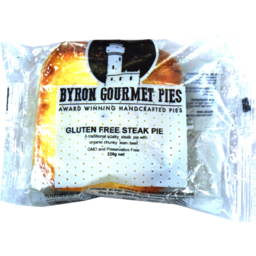 Photo of BYRONGOURMETPIES:BGP Organic Steak Pie Gluten Free 220g