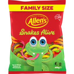Photo of Allen's Snakes Alive Family Size 405gm
