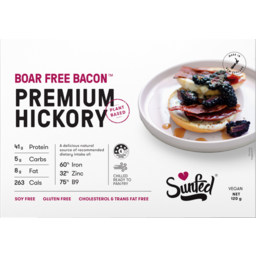 Photo of Sunfed Boar Free Bacon Premium Hickory 120g