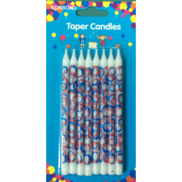 Photo of 145157 Taper Candles 25cm 4pk