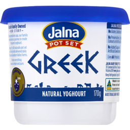 Photo of Jalna Natural Greek Yoghurt 170g