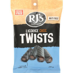 Photo of RJ's Licorice Twist Chocolate 280g