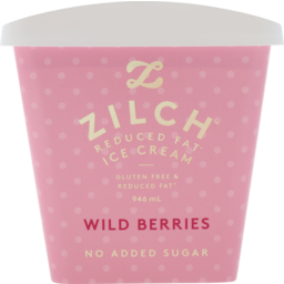 Photo of Zilch Reduced Fat Ice Cream Wild Berries