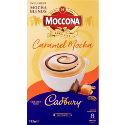 Photo of Moccona Caramel Mocha Cadbury Style Coffee Sachets 8 Pack