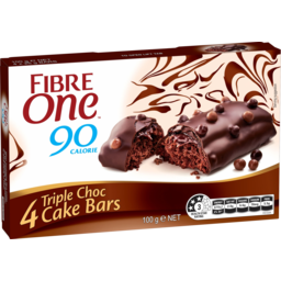 Photo of Fibre One 90 Calorie Triple Choc Cake Bars