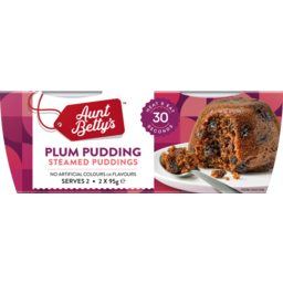 Photo of Aunt Betty's Steamy Puds Plum Pudding