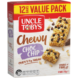 Photo of Uncle Tobys Chewy Choc Chip Muesli Bars 12 Pack 375g