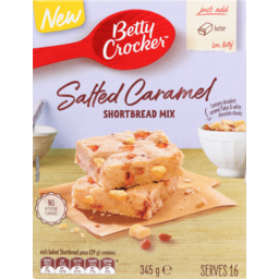 Photo of Betty Crocker Salted Caramel Shortbread Mix 345g 345g