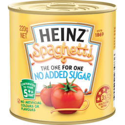 Photo of Heinz® Spaghetti No Added Sugar 220g